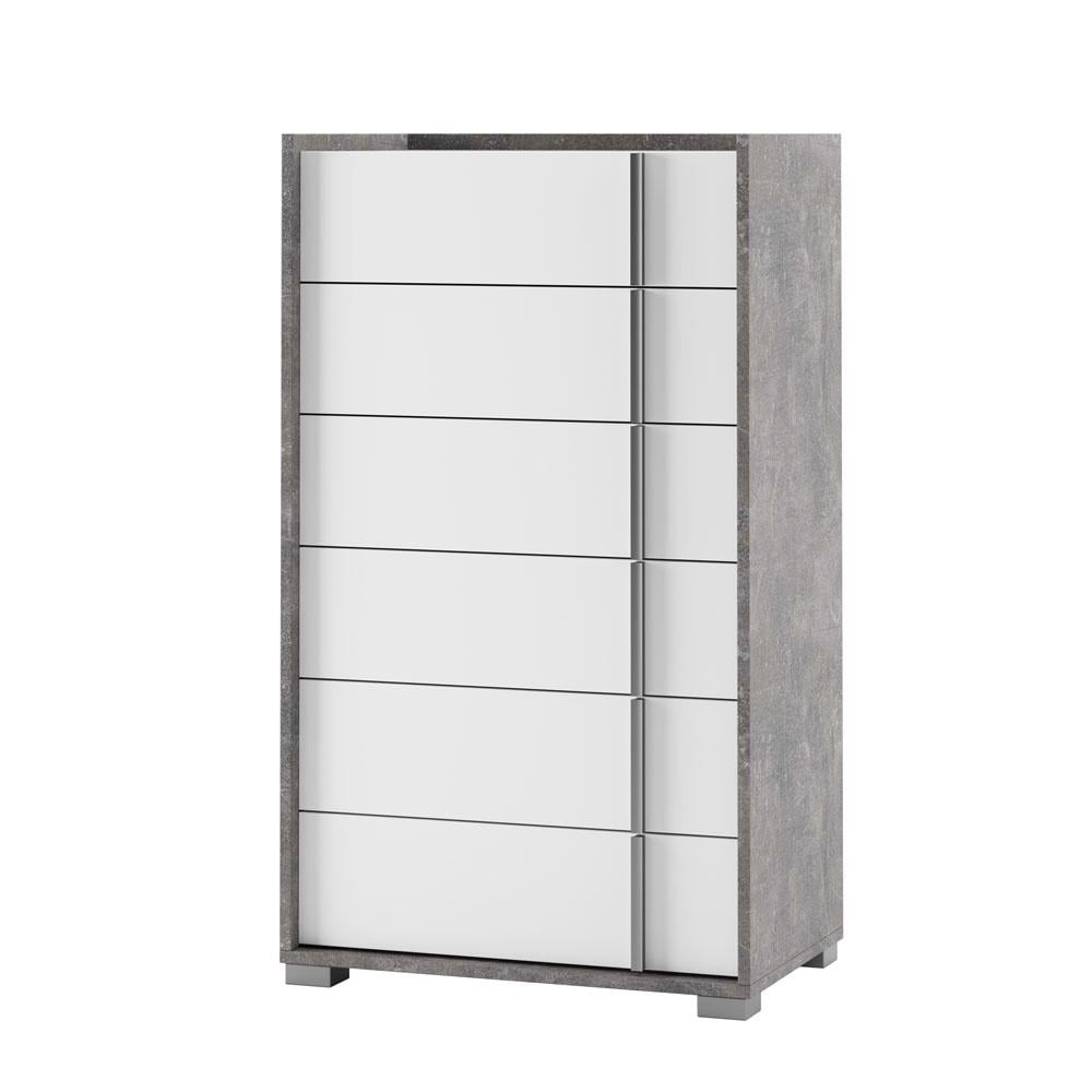 Комод Алекса 6 ящиков Нимфея альба (000-000-576)