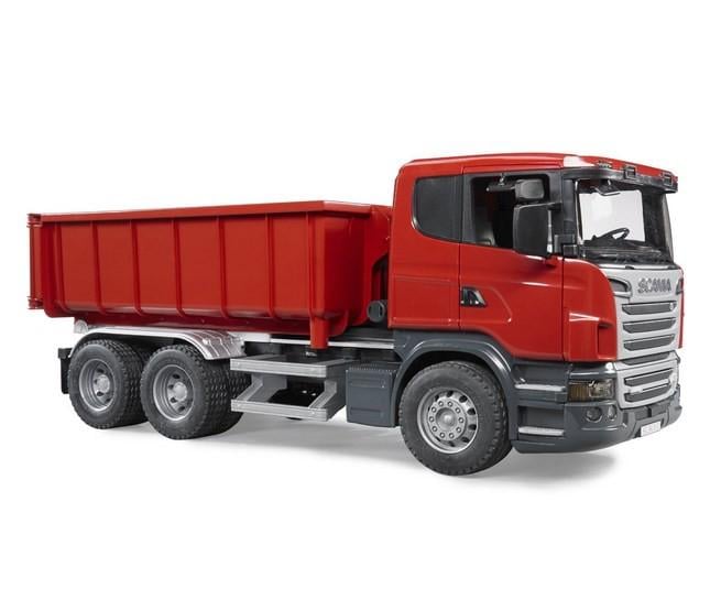Іграшка самоскид Bruder Scania зі знімним контейнером 03522 Іграшка самоскид Bruder Scania зі знімним контейнером 03522