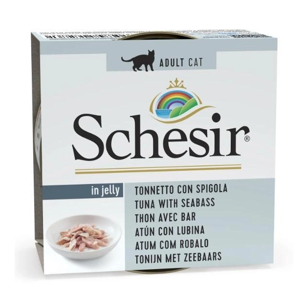 Корм для кошек Schesir Tuna with seabass 85 г