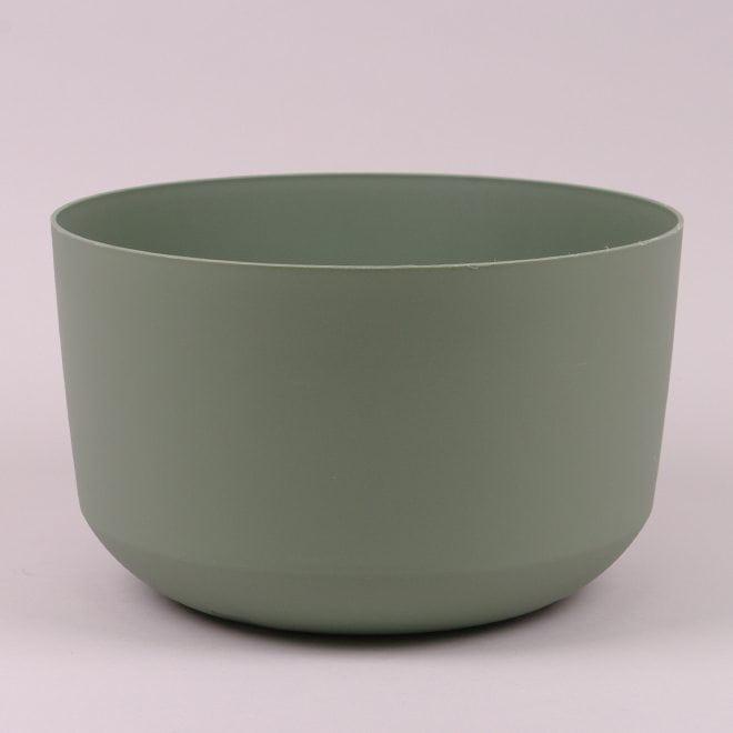 Горшок пластиковый Flora GRACIA STANDART 39 см Зеленый (92308)