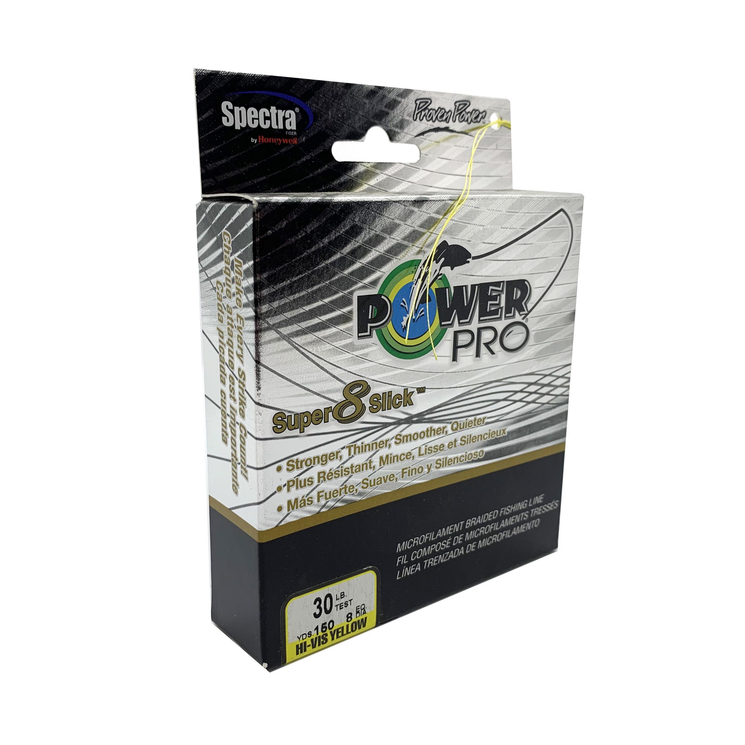 Шнур PowerPro Super 8 Slick 30 lb 135 м 0,28 мм Yellow (6873)