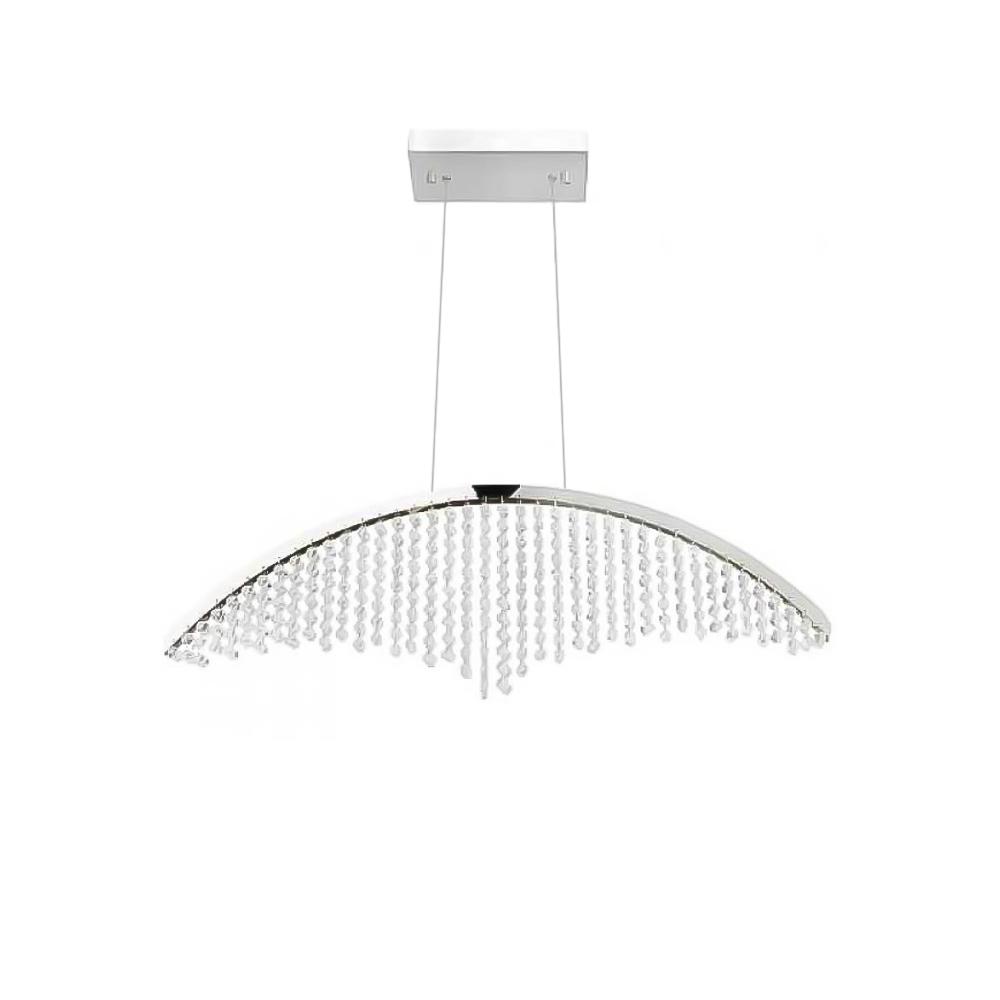 Люстра подвесная светодиодная HOROZ ELECTRIC VOYAGER-18 18W Led 4000К нейтральный свет Хром