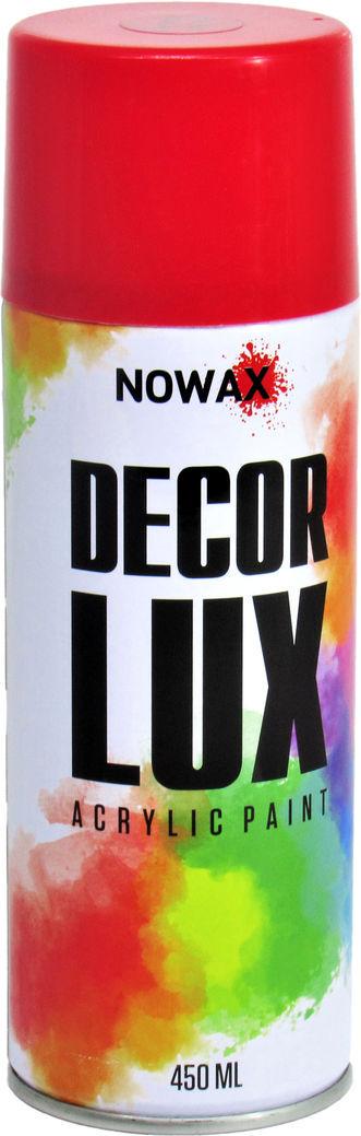 Краска-спрей Nowax Decor Lux 450 мл RAL 3001 Сигнальный красный (NX48023 3001)