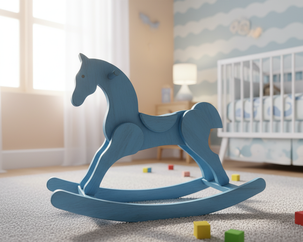 Лошадка качалка детская деревянная (1816270959)