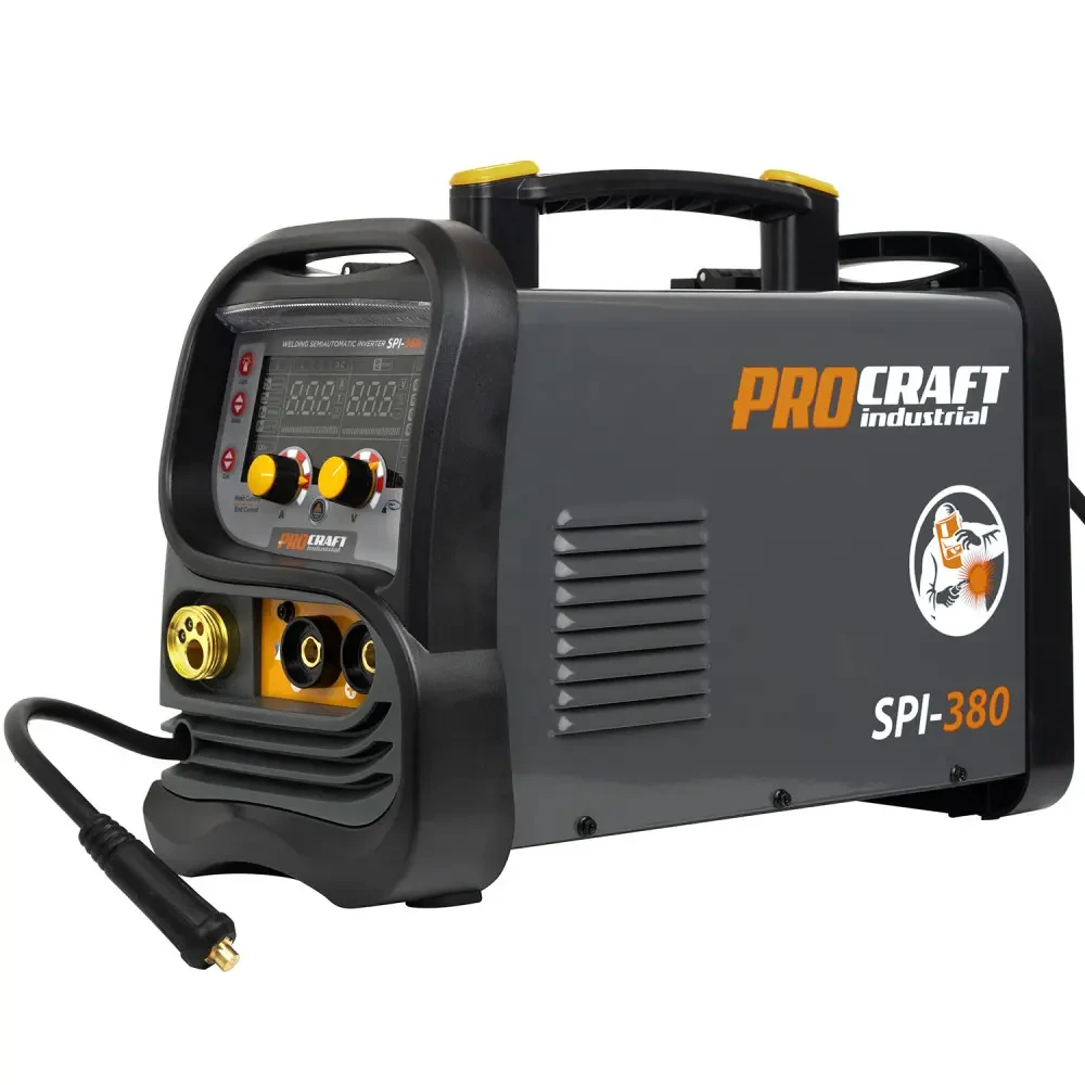 Инверторный сварочный полуавтомат ProCraft SPI380 MMA/TIG lift/MIG MIX/MIG CO2 (MAG)