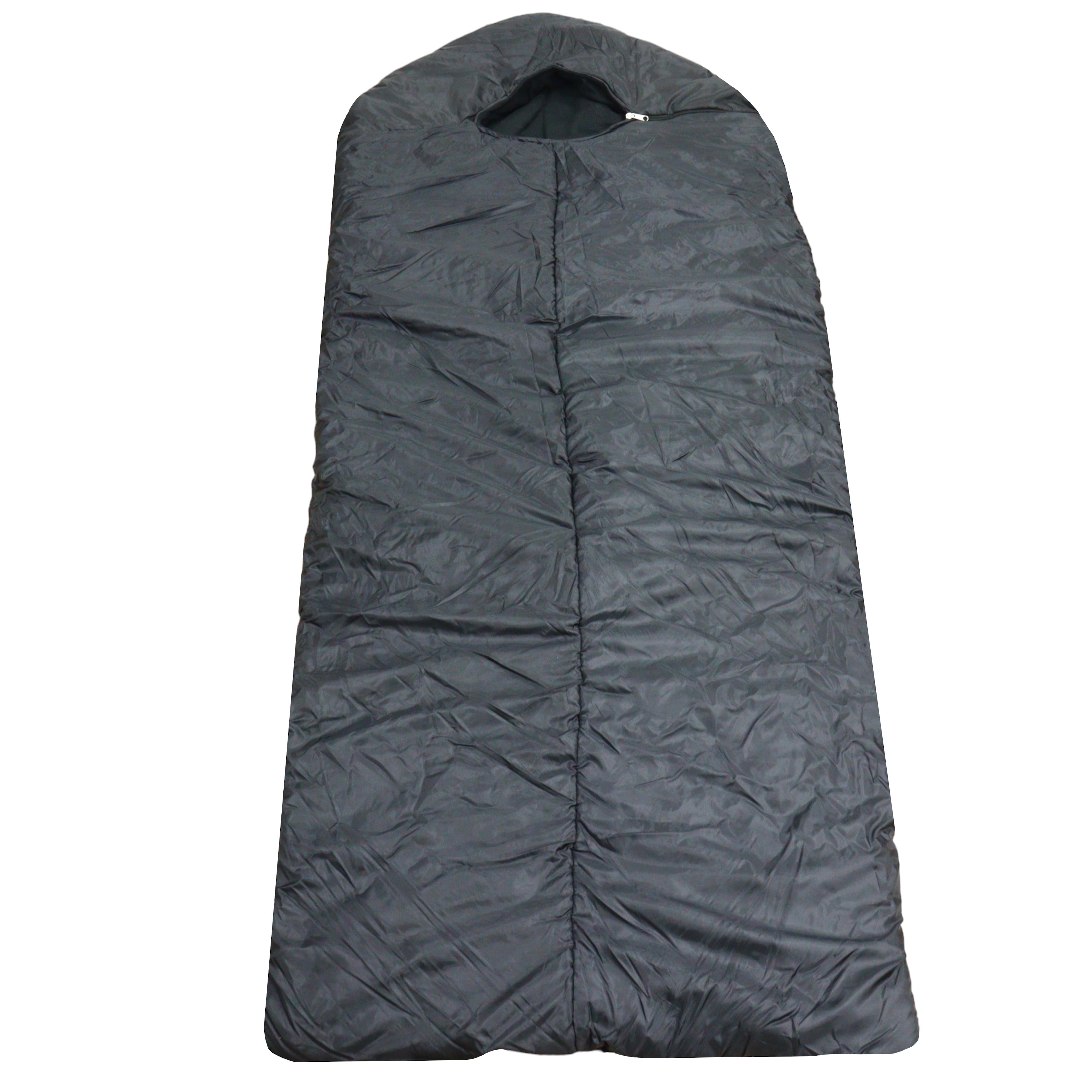 Спальный мешок широкий зима утепленный -20 Черный (021403)