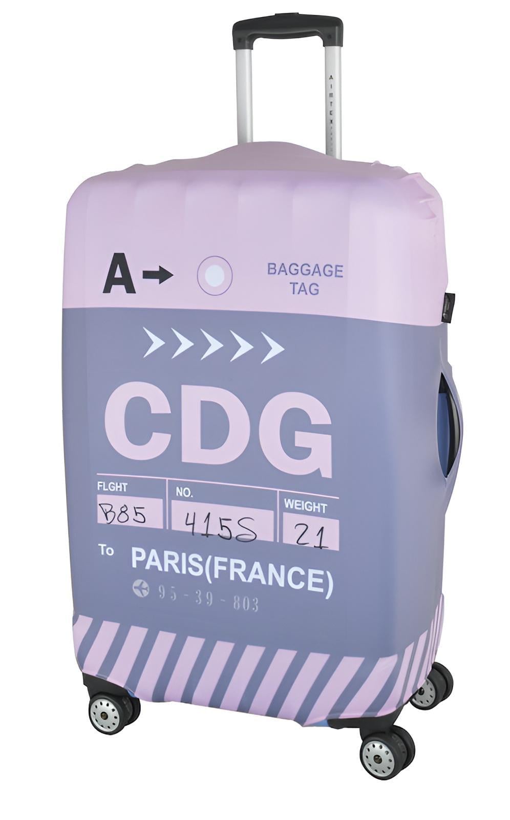 Чехол для чемодана Airtex 337/CDG M Разноцветный (55576150691) Чехол для чемодана Airtex 337/CDG M Разноцветный (55576150691)