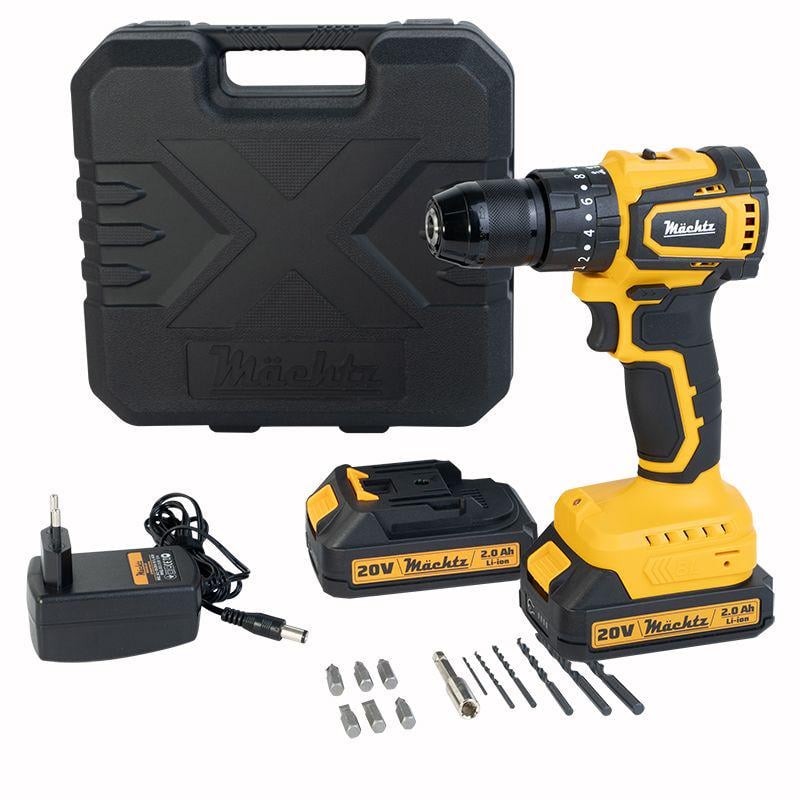 Шуруповерт аккумуляторный бесщеточный Mächtz MCD-20H-LiB (11192) Шуруповерт аккумуляторный бесщеточный Mächtz MCD-20H-LiB (11192)