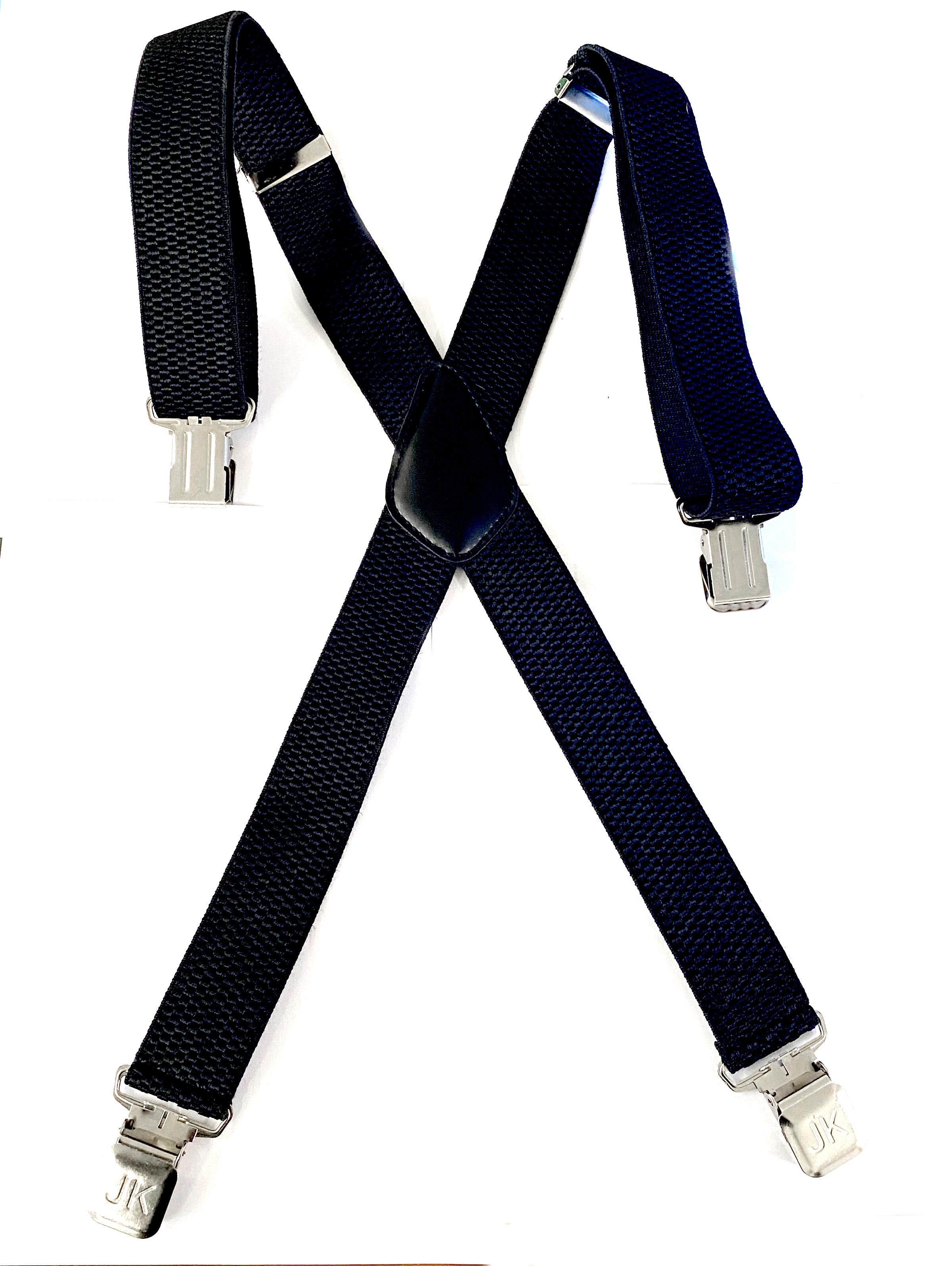 Подтяжки для штанов X-образные Черный (040423)