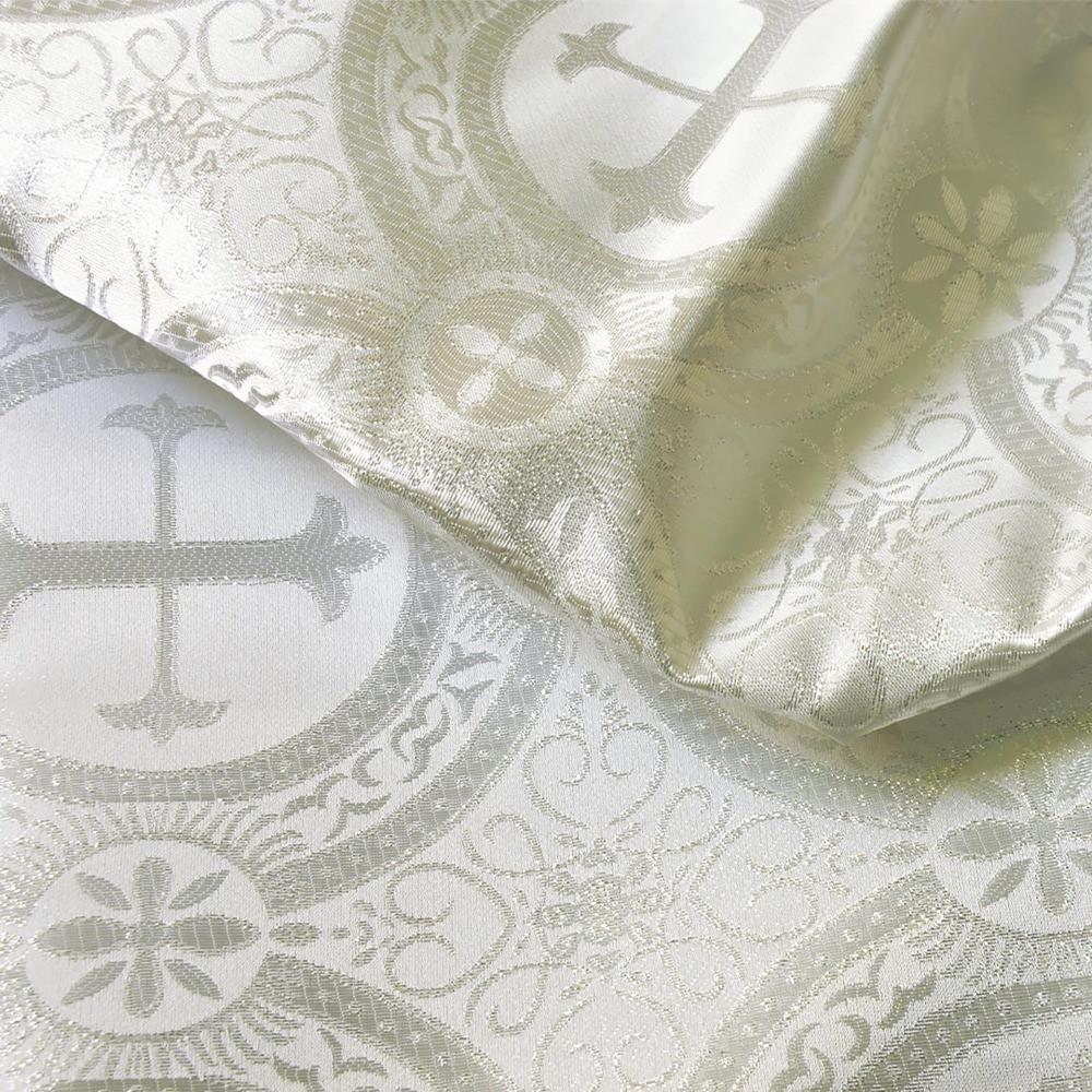 Ткань парча церковная 140 г/м2 Серебряный (2245528434)