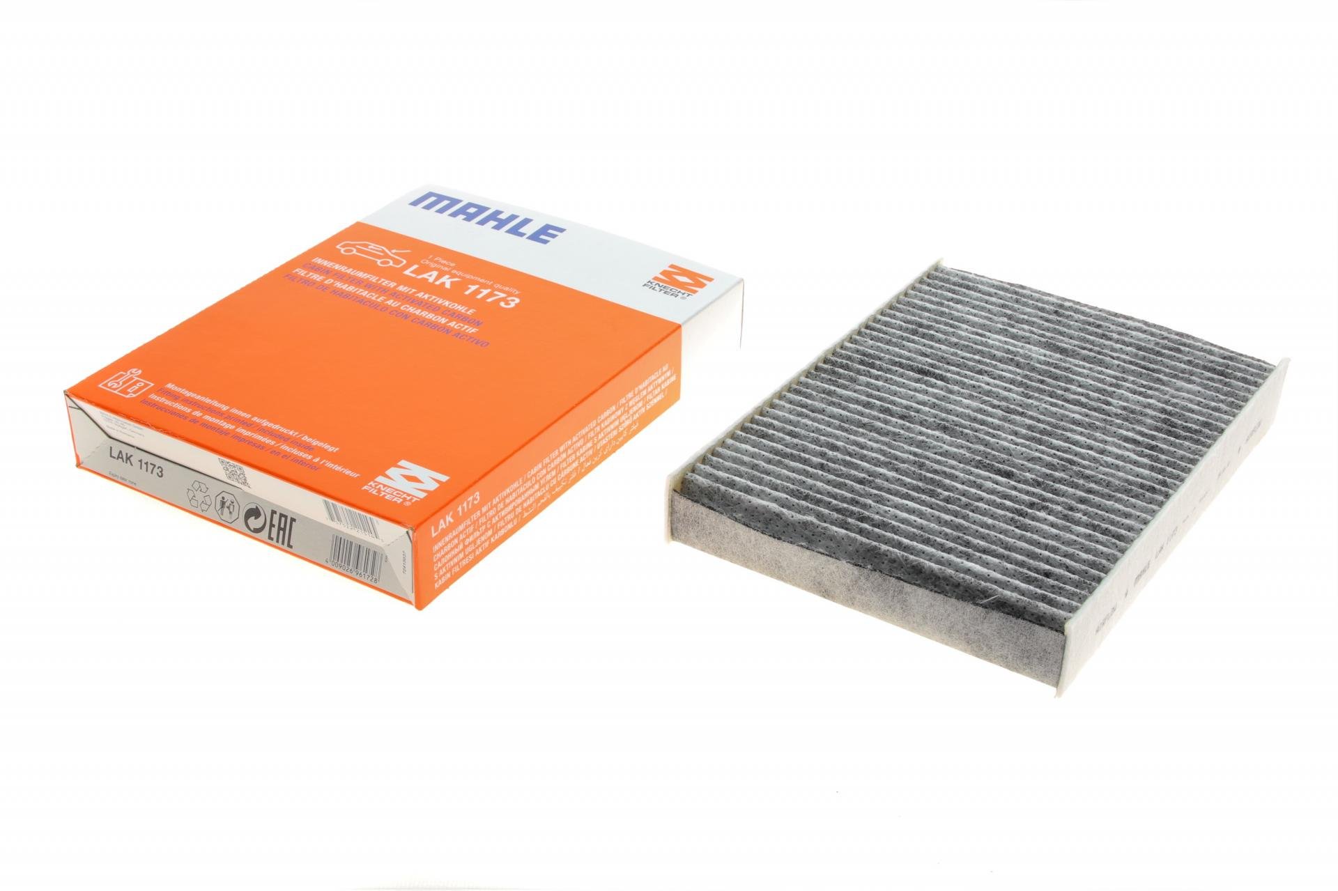 Фильтр салона KNECHT для Renault Megane IV 1,2-1,6DCi 15- угольный (LAK 1173)