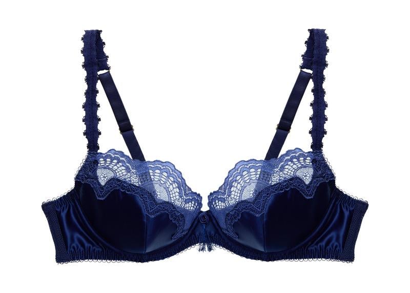 Бюстгальтер балконет Dita von Teese 85C Синий электрик (58955-electric)