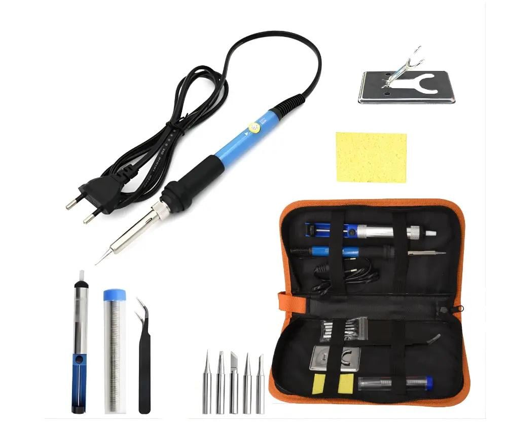 Паяльник с аксессуарами 9430 для ремонта электроники 60 Вт (609331)