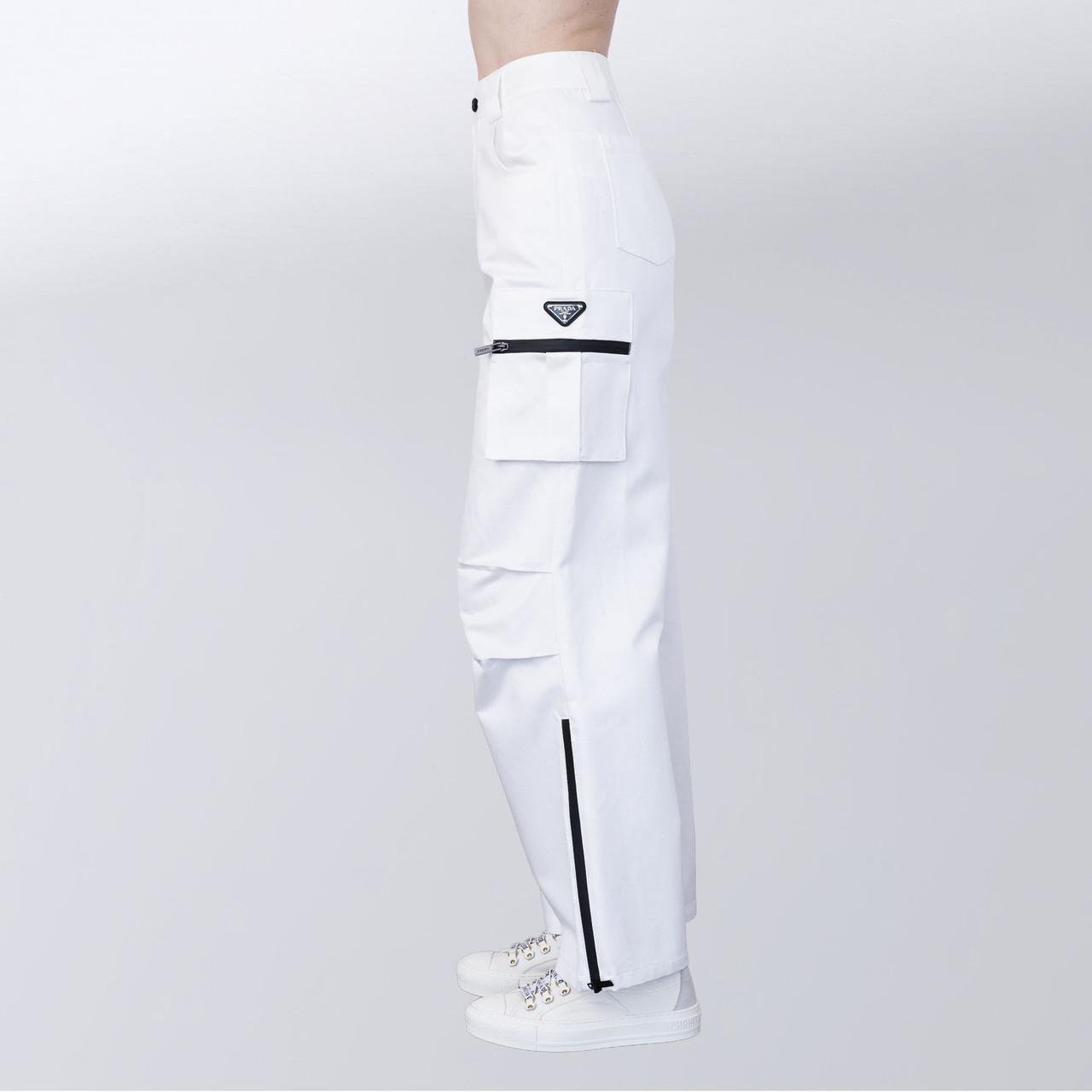 Брюки карго жіночі Prada S Білий (2588762913) - фото 3 Брюки карго жіночі Prada S Білий (2588762913) - фото 3
