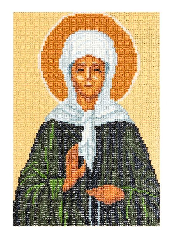 Алмазная мозаика Wellamart Икона Матрона 30х40 см (75700002)