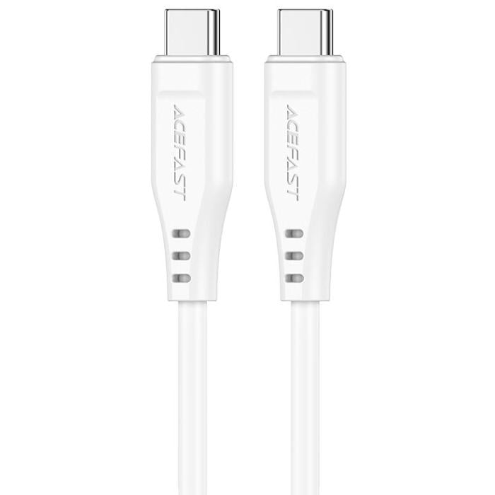 Кабель Acefast C3-03 USB 2.0 Type-C to Type-C 3A TPE 1,2 м White (6974316280859) Кабель Acefast C3-03 USB 2.0 Type-C to Type-C 3A TPE 1,2 м White (6974316280859)