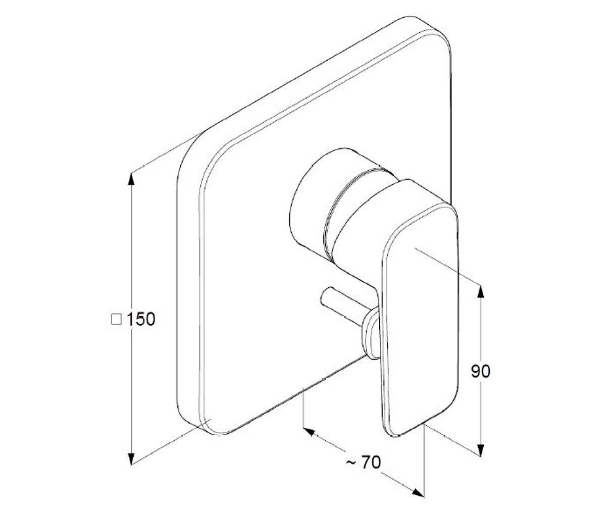 Змішувач з перемикачем KLUDI PURE AND STYLE 404190575 - фото 2 Змішувач з перемикачем KLUDI PURE AND STYLE 404190575 - фото 2