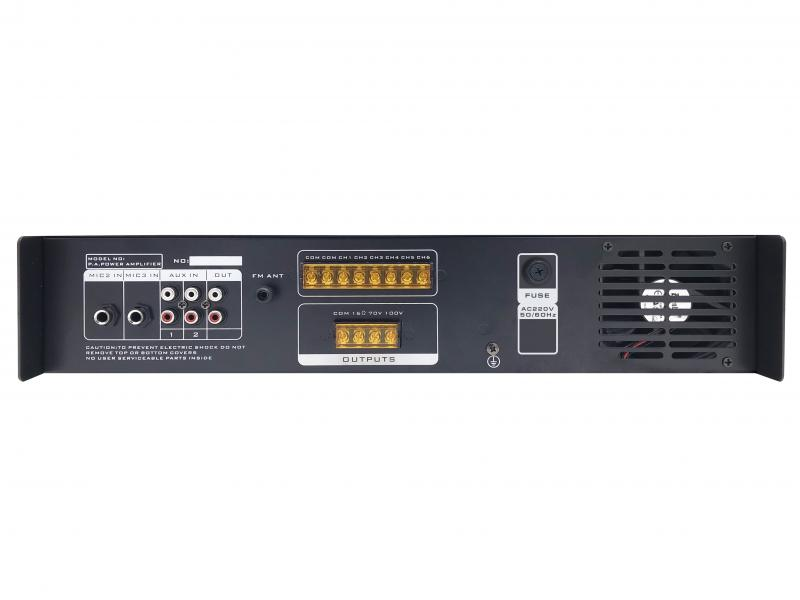 Трансляционный усилитель мощности Sky Sound SA-500W 6-ZONE - фото 3 Трансляционный усилитель мощности Sky Sound SA-500W 6-ZONE - фото 3