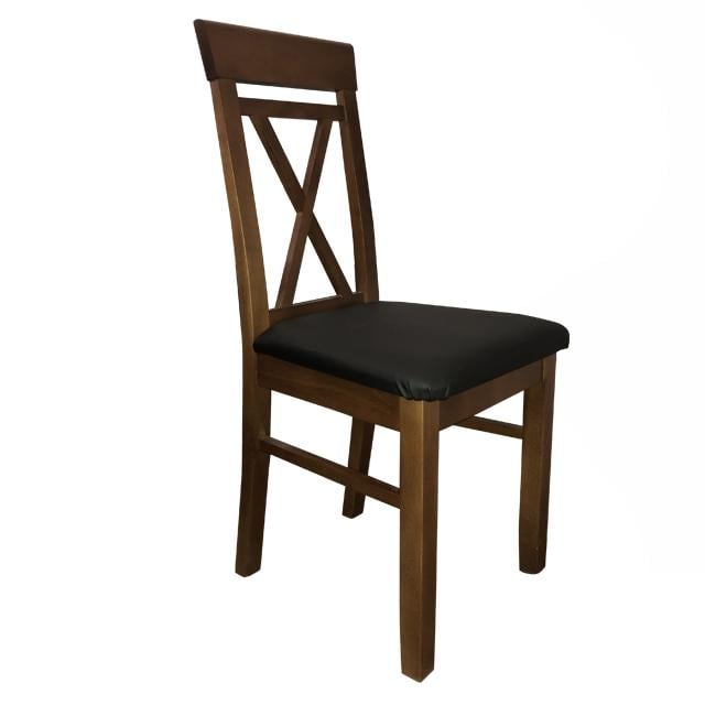 Стул обеденный Скиф ЖУР-18 деревянный Дуб/Софт черный (25714936)