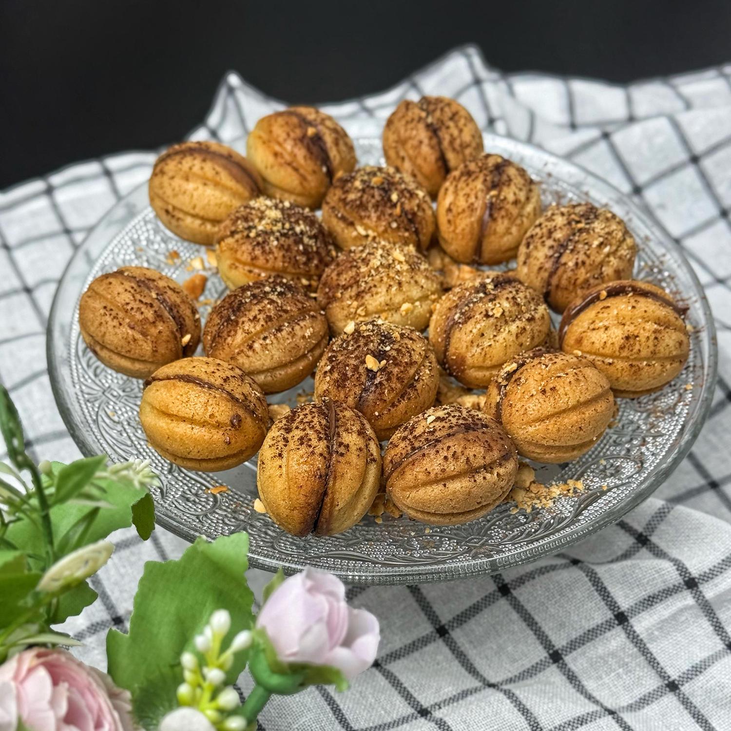 Форма для выпекания орешков ХЕАЗ на 12 половинок орехов со съемными ручками (87441) - фото 41 Форма для выпекания орешков ХЕАЗ на 12 половинок орехов со съемными ручками (87441) - фото 41