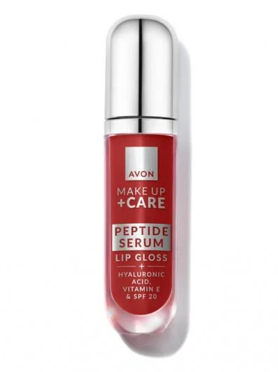 Блиск-сироватка для губ Avon Cherry Glow Вишневе сяйво з пептидами 7 мл (158511419)