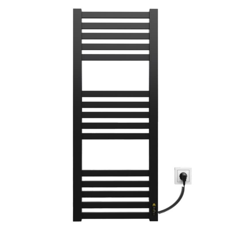 Рушникосушарка електрична KOSSER Герда 1000х400/15 ER з таймером вузька Чорний (2000962934236)