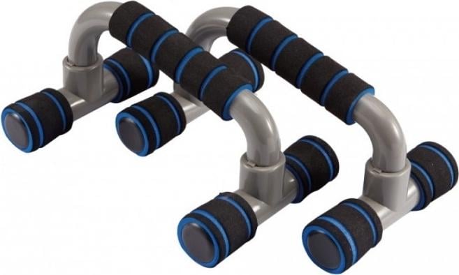 Упоры для отжиманий LiveUp PLASTIC PUSH UP BAR Черно-синий (LS3164E)