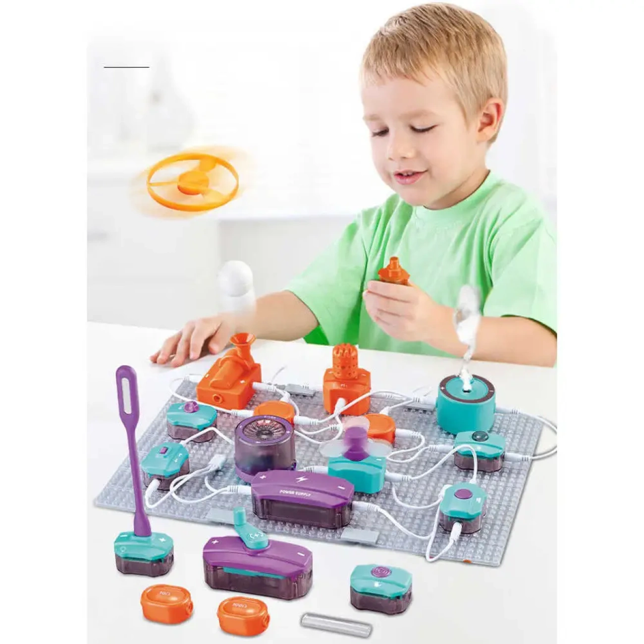 Комплект для создания электросхем со световыми и звуковыми эффектами 34 дет. (29356763) - фото 7 Комплект для создания электросхем со световыми и звуковыми эффектами 34 дет. (29356763) - фото 7