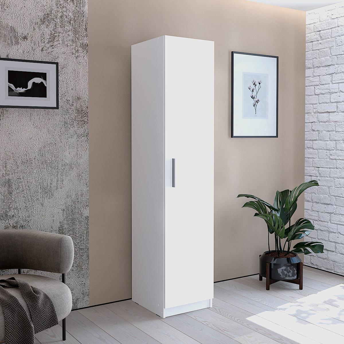 Пенал Victoria 410x466x1900 мм Белый