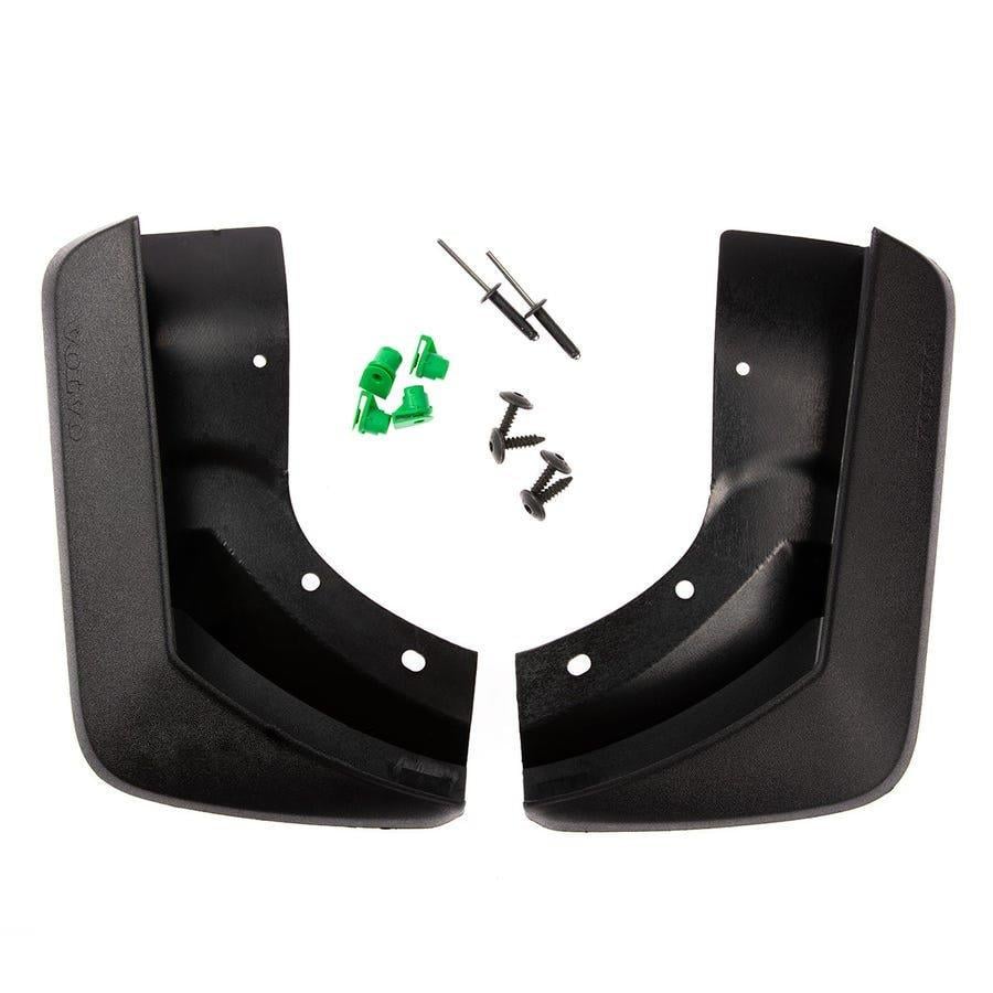 Брызговики автомобильные задние для Volvo V60 Cross Country 19- резиновые Черный (32207211)