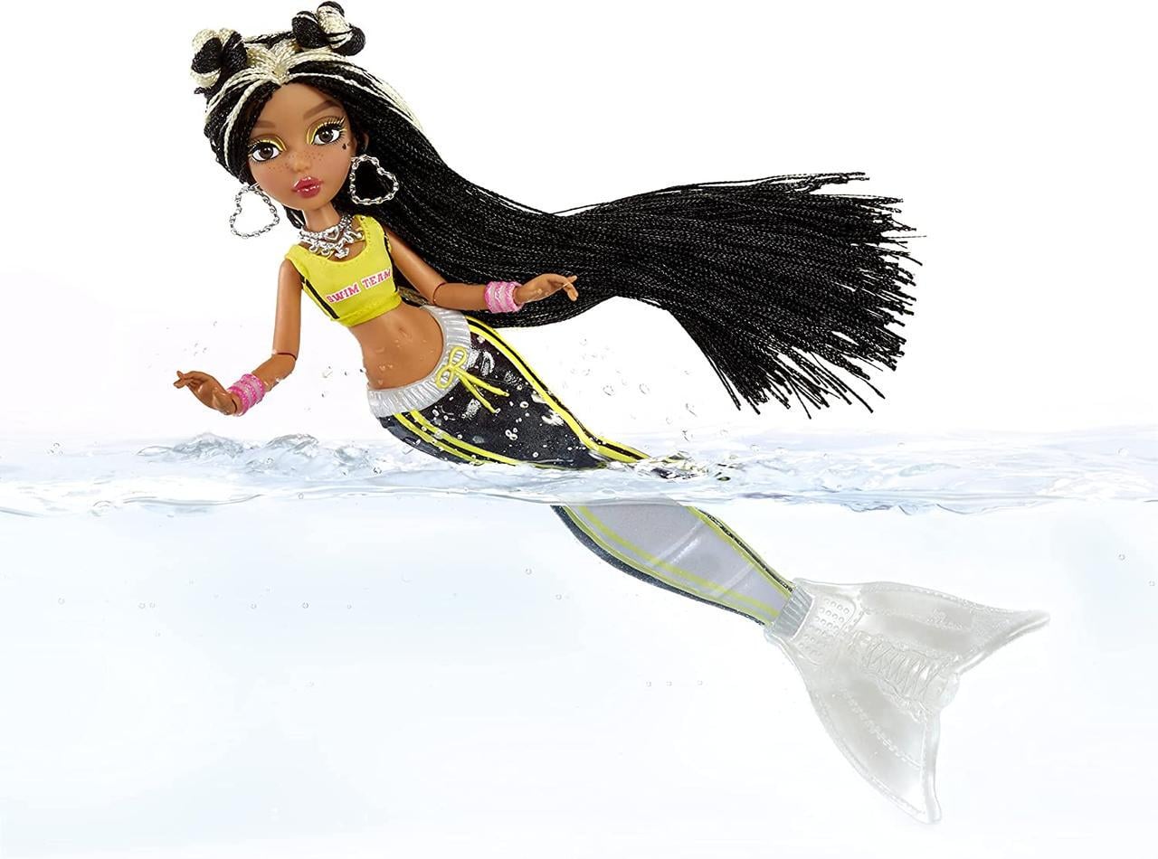 Кукла русалка Mermaze Mermaidz MGA для девочки Джорджи с черными волосами меняет цвет в воде (1673323475)