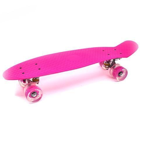 Пенниборд Maximus PENNY BOARD MAX 5359 с подсветкой Розовый (27437696)