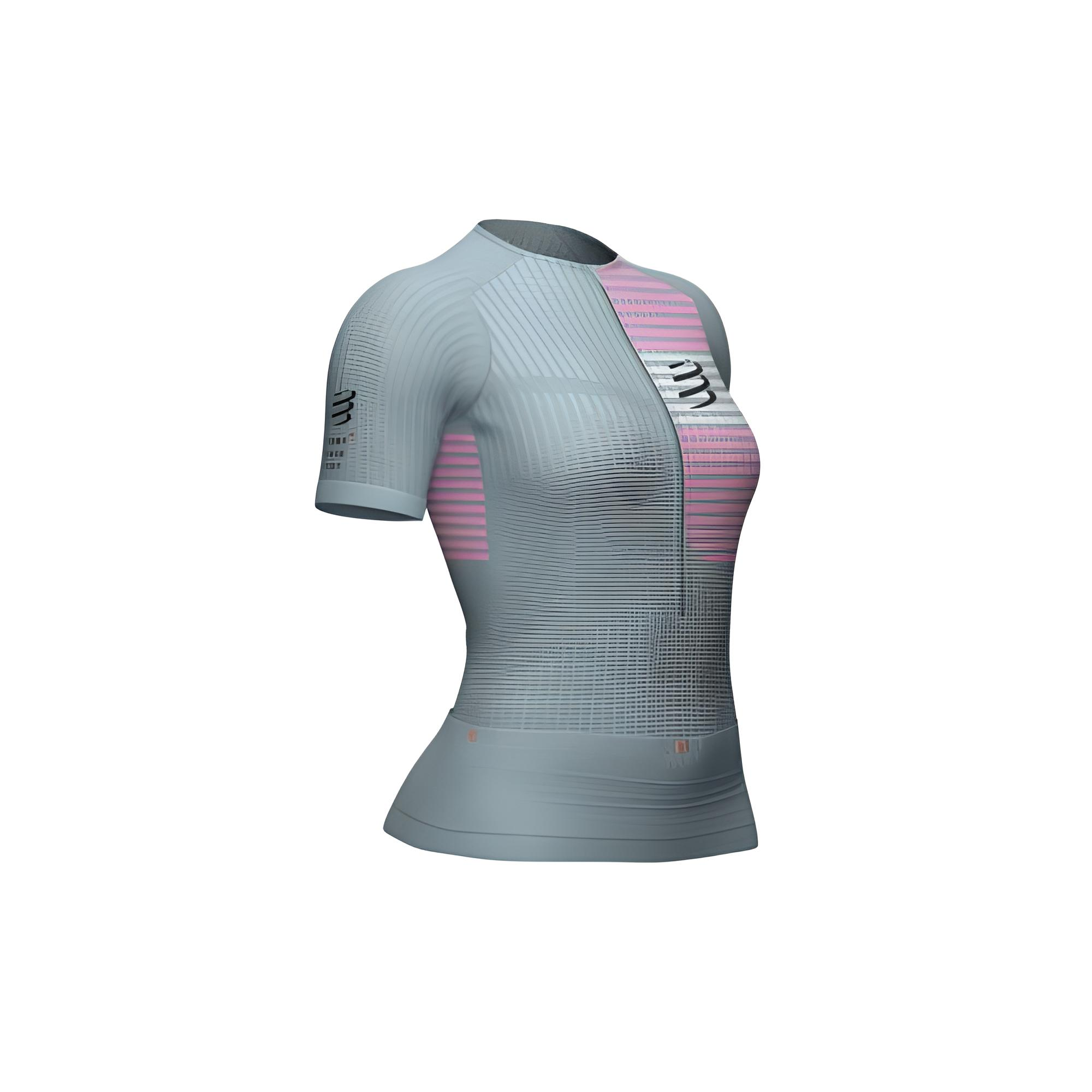Футболка женская Compressport Tri Postural SS Top W XS Серый (e0f1a830)