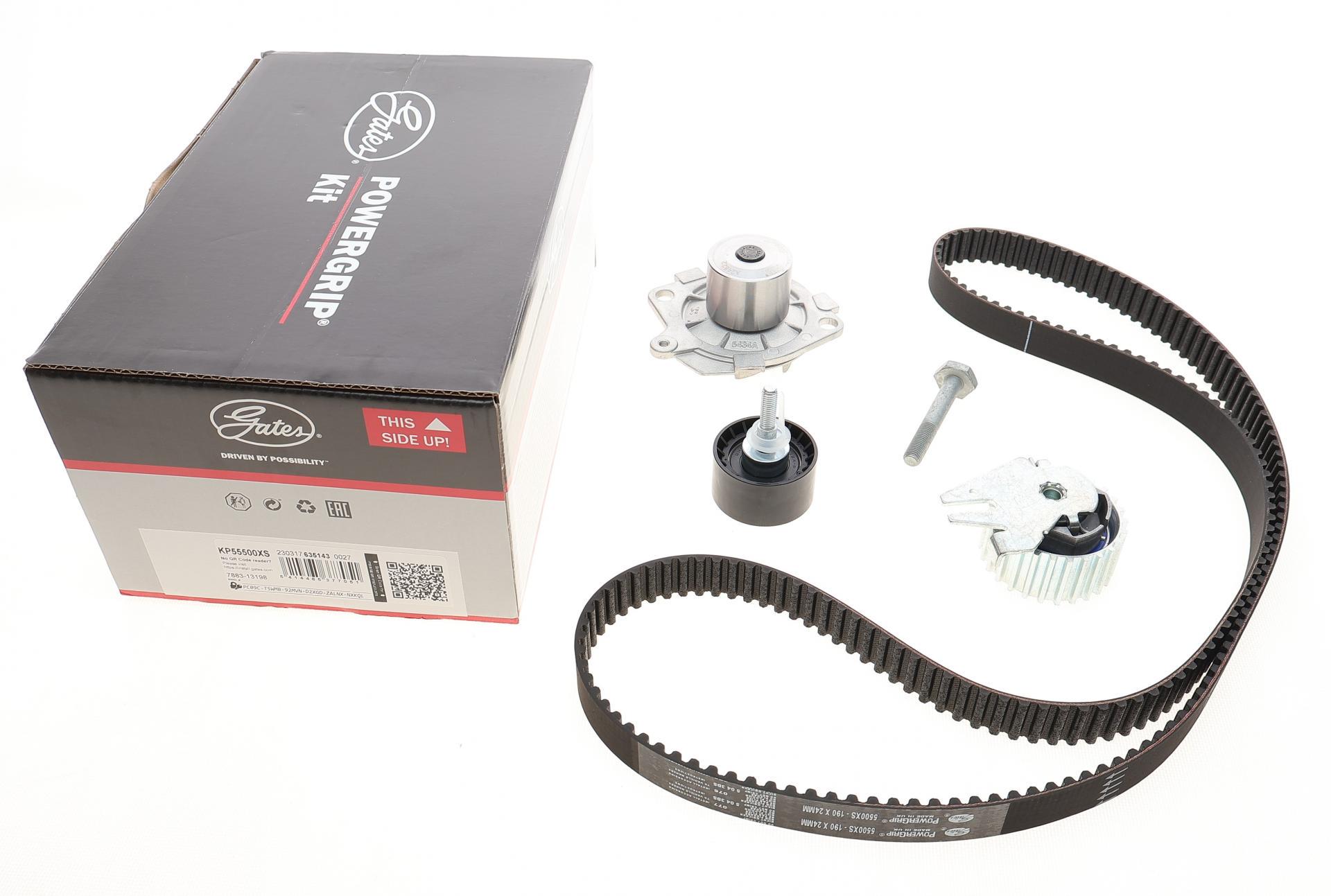 Комплект ГРМ и помпа GATES Fiat Bravo/Doblo/Punto1.9JTD 96-24x190z (KP55500XS) Комплект ГРМ и помпа GATES Fiat Bravo/Doblo/Punto1.9JTD 96-24x190z (KP55500XS)