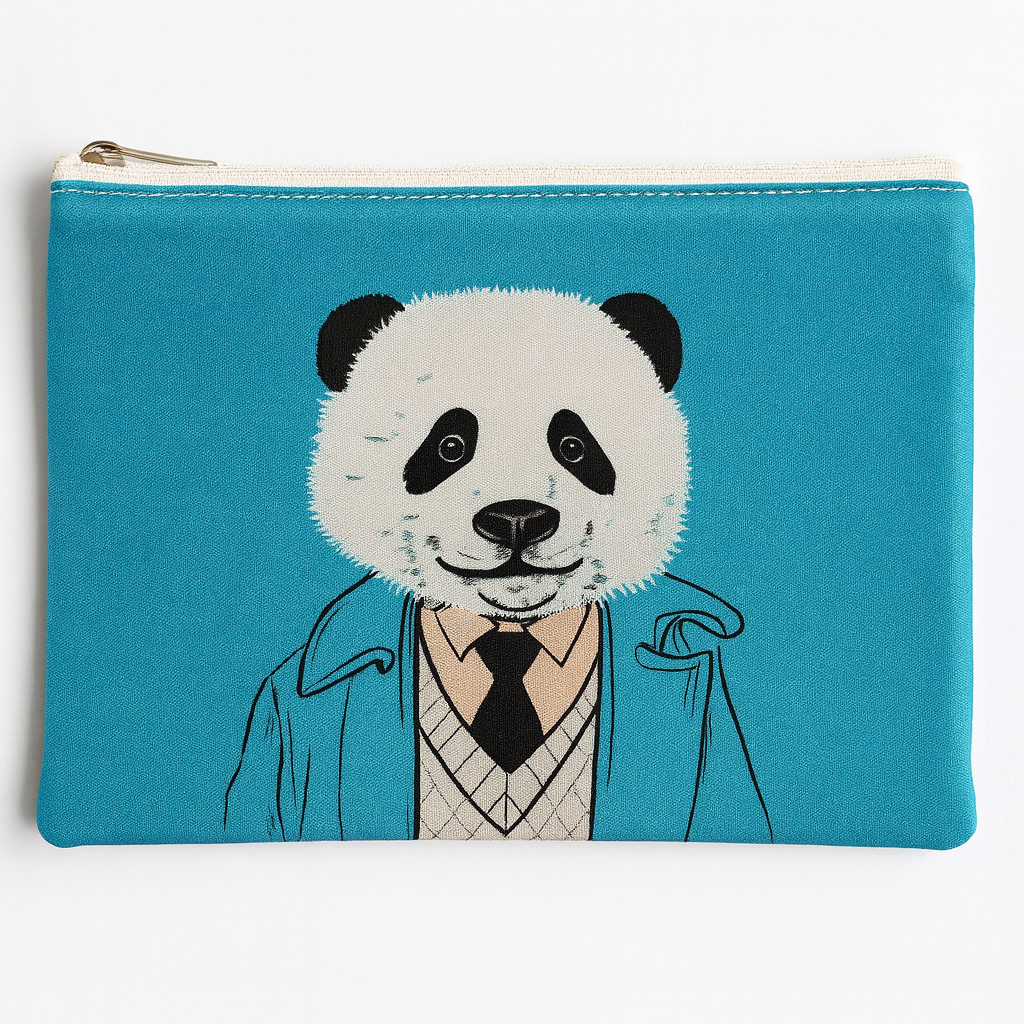 Комплект косметичек Presentville Double Pandaman 2 шт. (K2D_21M003_SBR)