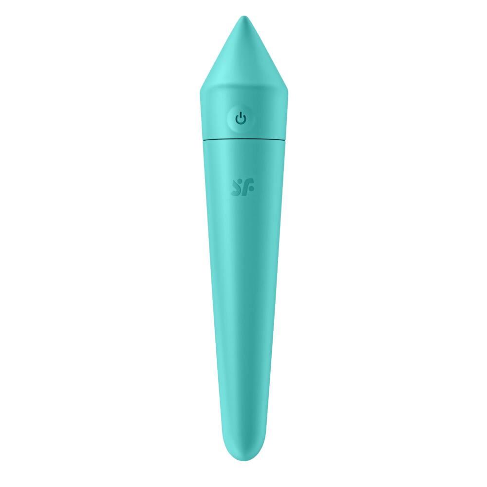 Вибропуля с функцией управления со смартфона Satisfyer Ultra Power Bullet 8 мощная Бирюзовый