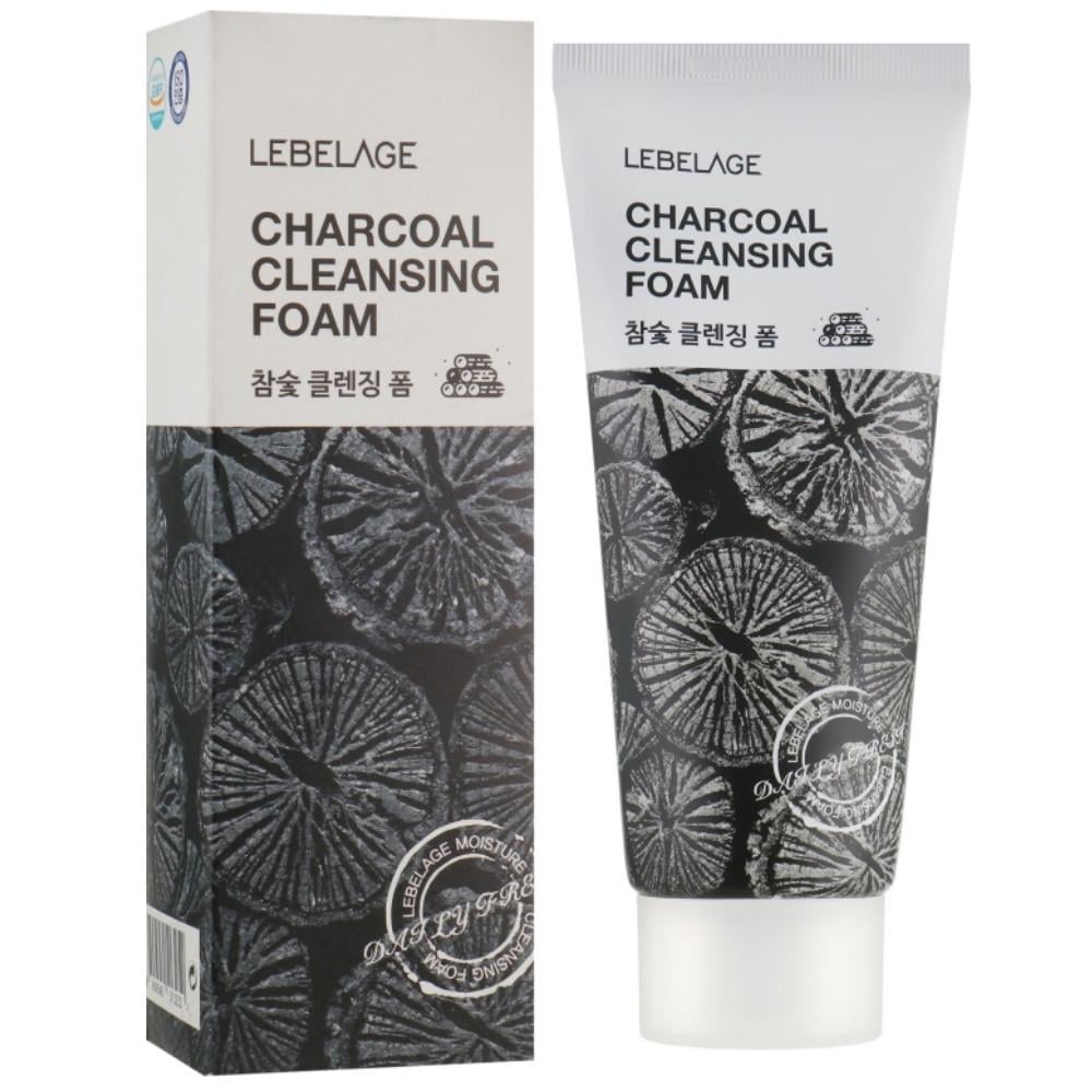 Пенка для умывания с углем Lebelage Cleansing Foam Charcoal 100 мл (8809540513252)