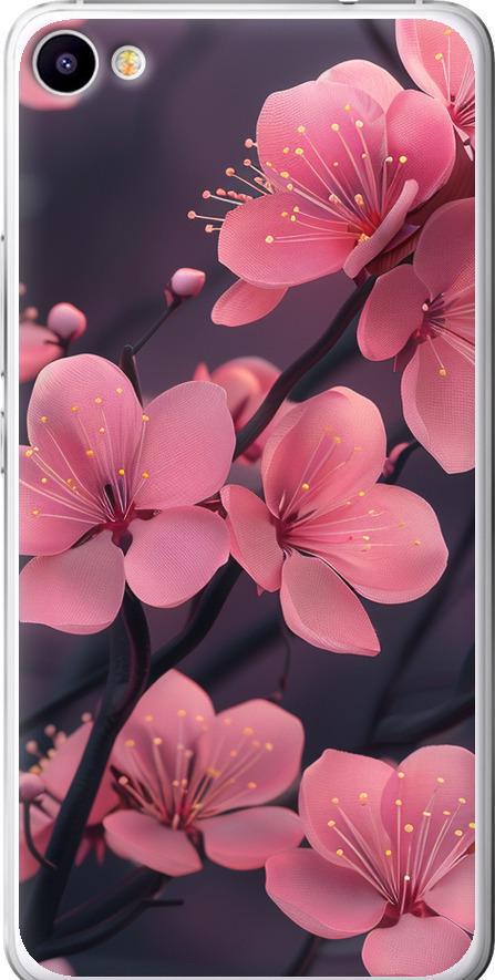 Чехол на Meizu U20 Пурпурная сакура (6075t-416-42517)