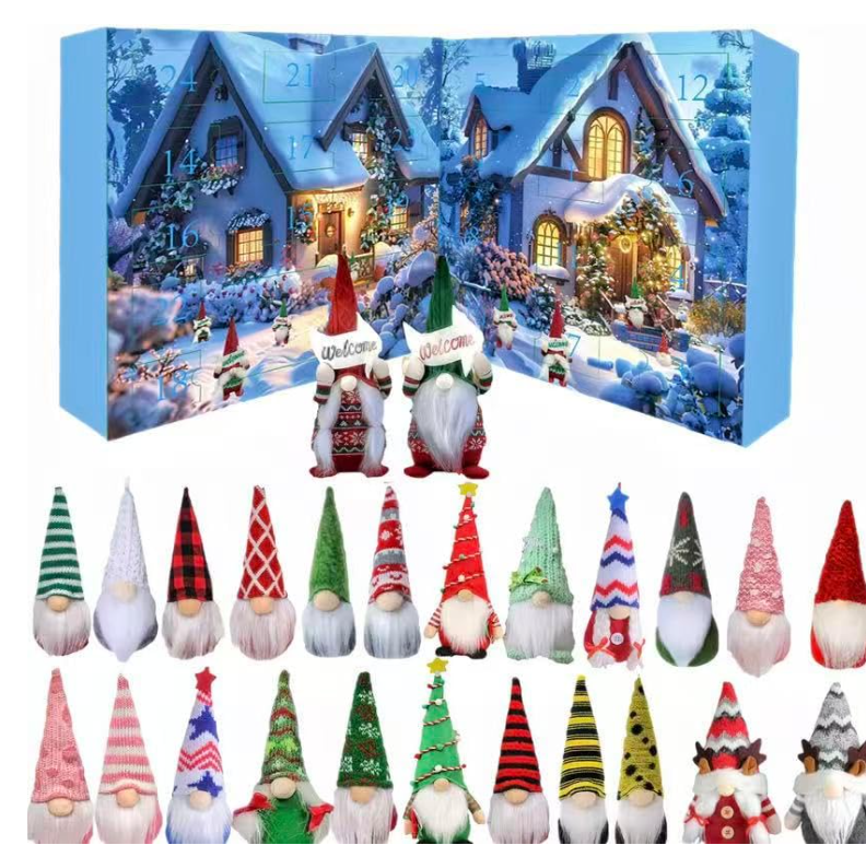 Адвент-календарь Рождественский 2025 Gnome 24 и 12 дней набор гномов (2949233803)