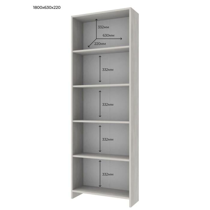 Етажерка велика 61х22х180 см Біле дерево (26794391) - фото 2 Етажерка велика 61х22х180 см Біле дерево (26794391) - фото 2