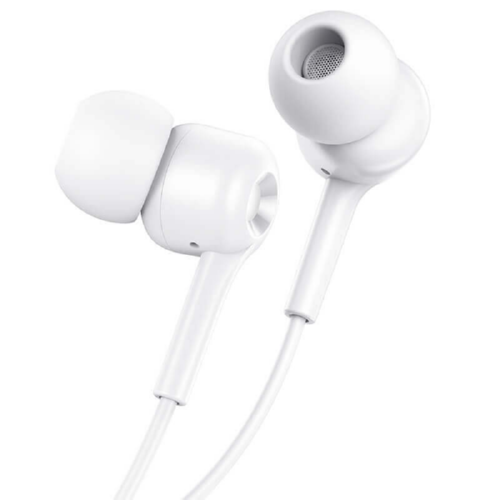 Навушники HOCO La musique universal earphones with mic M82 Ø3.5мм white