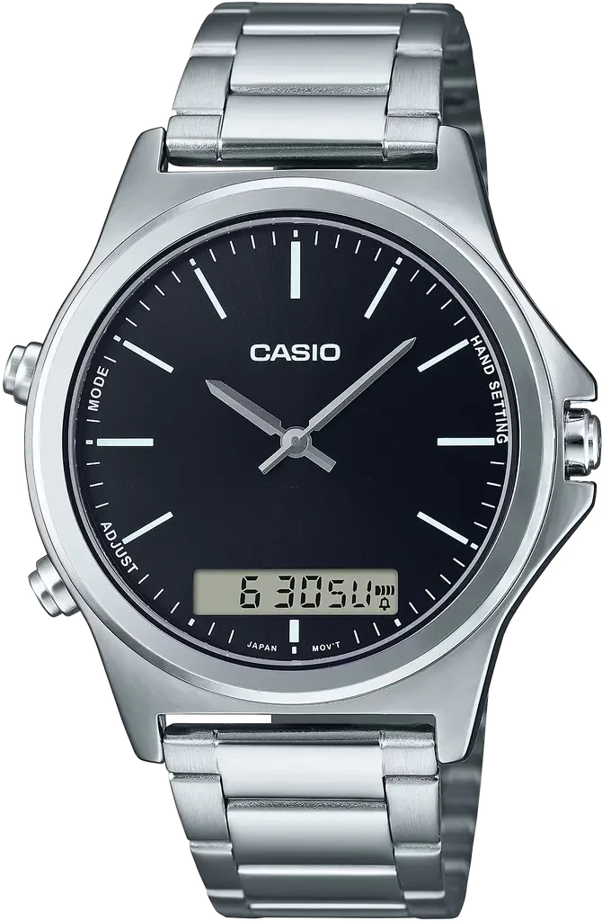 Наручные часы мужские Casio Timeless Collection MTP-VC01D-1E Черный (3150800037)