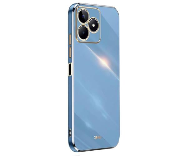 Чехол накладка Silicone Adds 6D для Realme C51 / Realme C53 / Realme Note 50 Синий