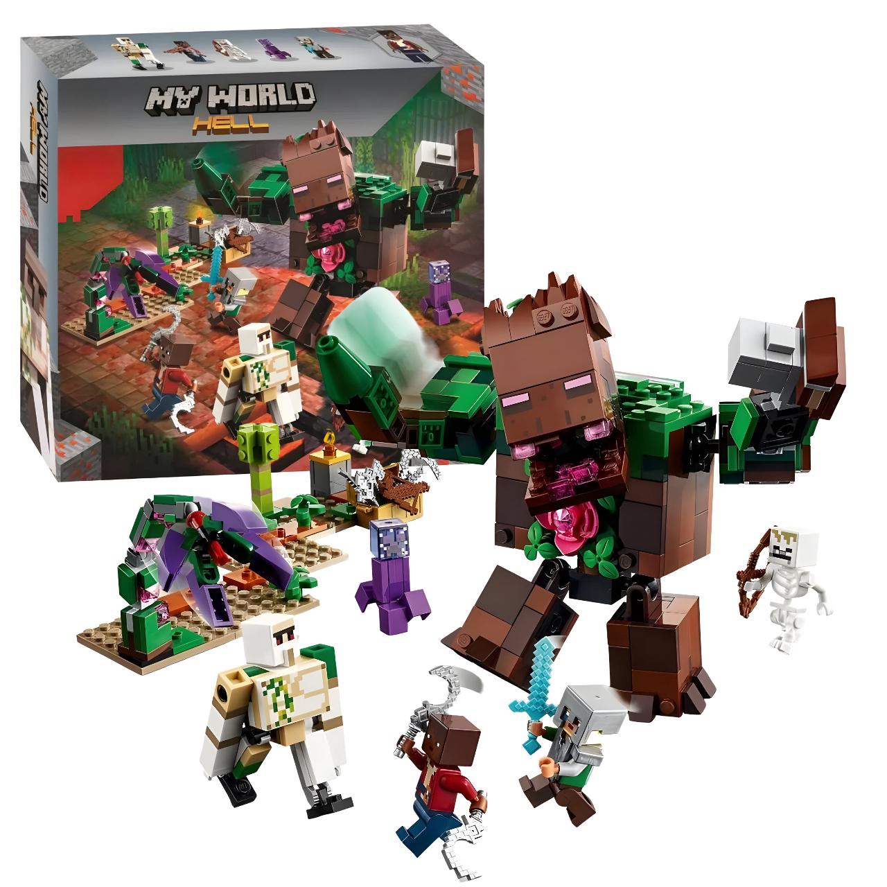 Конструктор My World Мерзость из Джунглей 489 деталей (11813) - фото 3 Конструктор My World Мерзость из Джунглей 489 деталей (11813) - фото 3