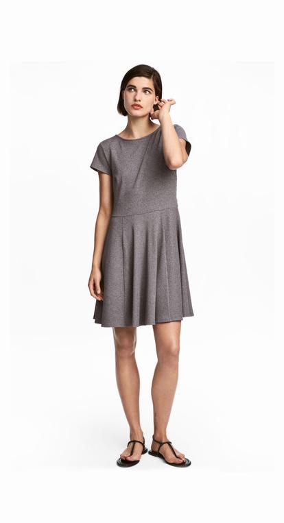 Платье H&M S Серый (547610b45)