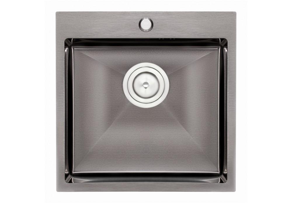 Кухонная мойка Q-tap D5050BL 2,7/1 мм Black (QTD5050BLPVD10)