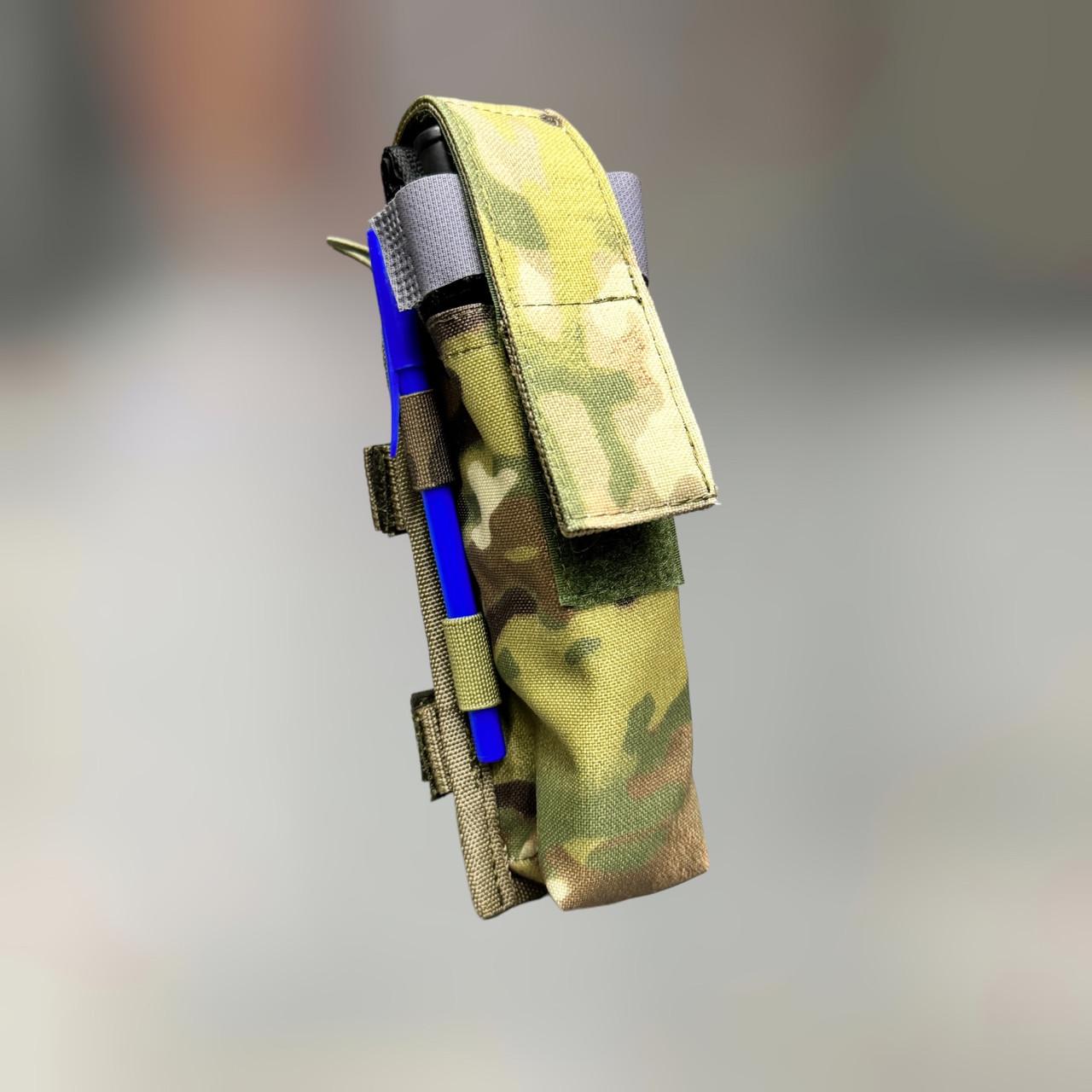 Подсумок под турникет WinTac Molle Cordura 1000D Мультикам (242502) Подсумок под турникет WinTac Molle Cordura 1000D Мультикам (242502)