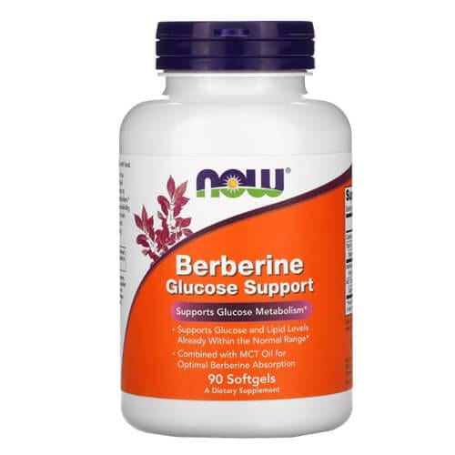 Берберин NOW Berberine 400 мг 90 жидких капс. (NOW-01418)