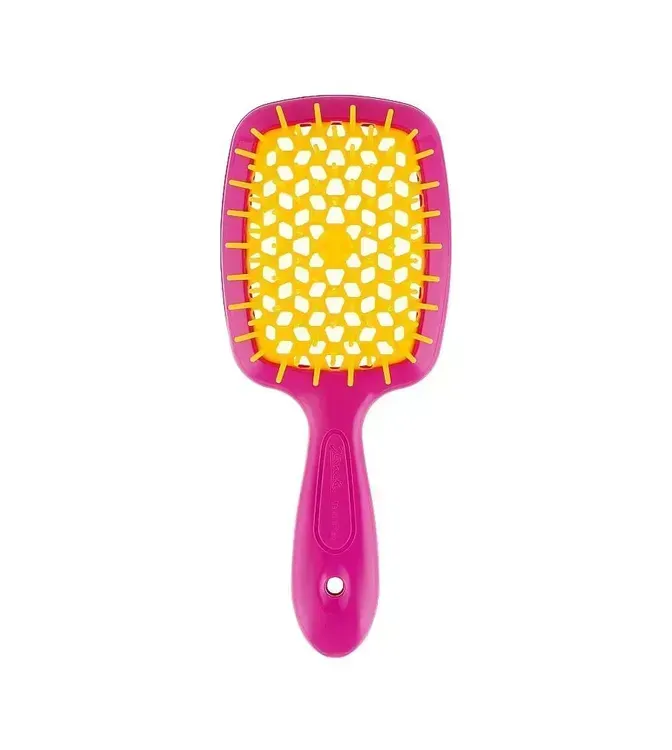 Щетка для волос JANEKE Superbrush Small Розовый с желтым