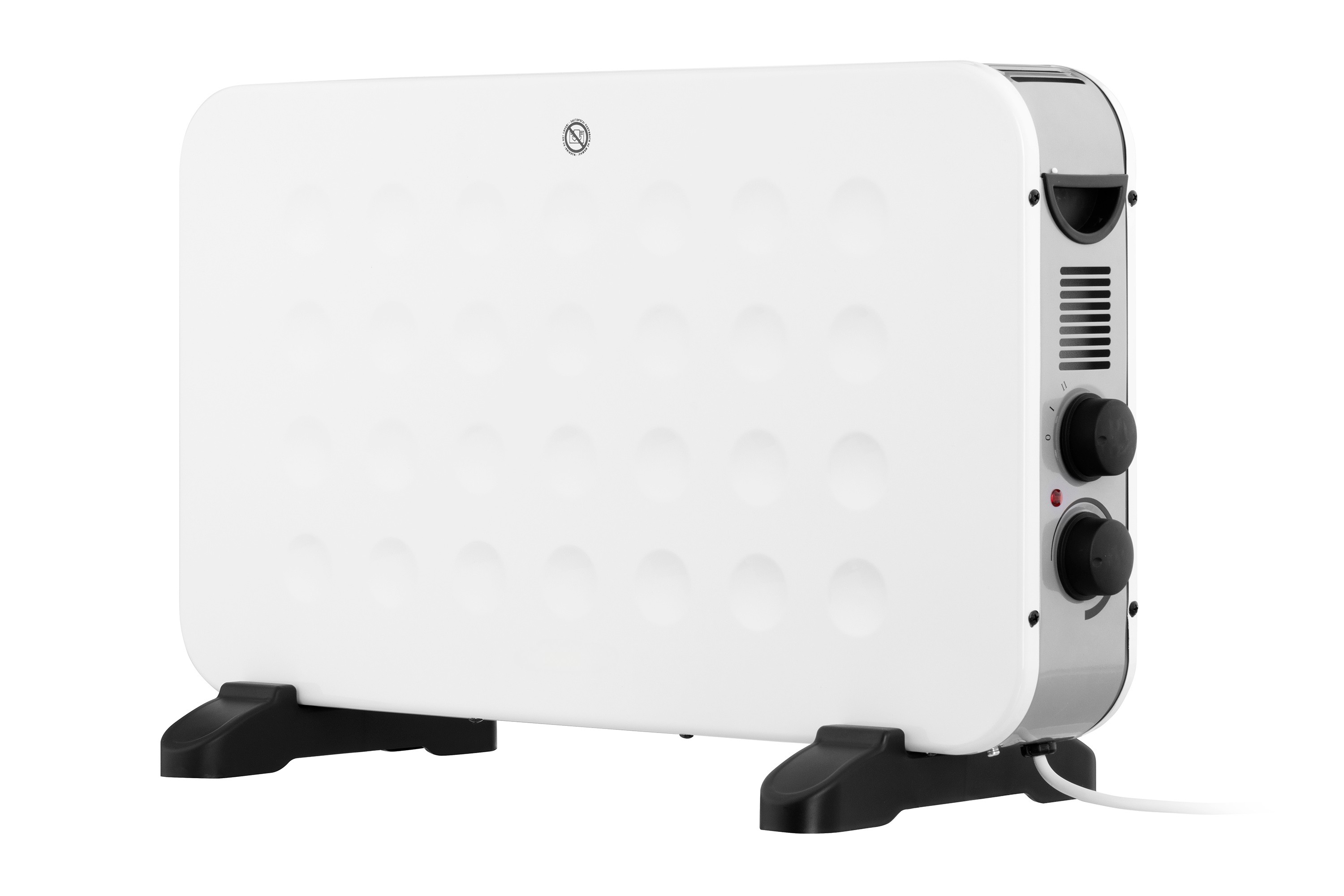 Конвектор электрический с термостатом и механической регулировкой температуры 2000 Вт Белый (CHH-2000MWC1)